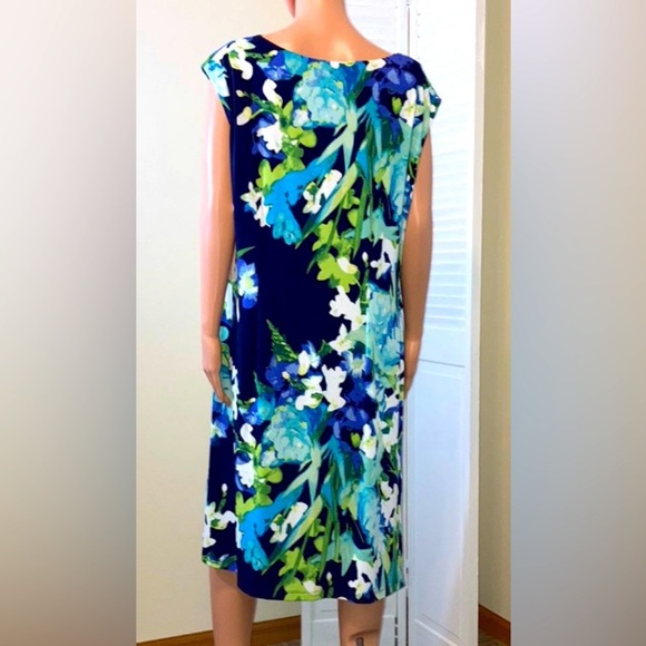 Vince Camuto Dress plus size 18W Floral Ruched Sheath Dress Womens NWT - Picture 2 of 8